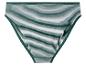 Grün-weiß gestreifter Slip