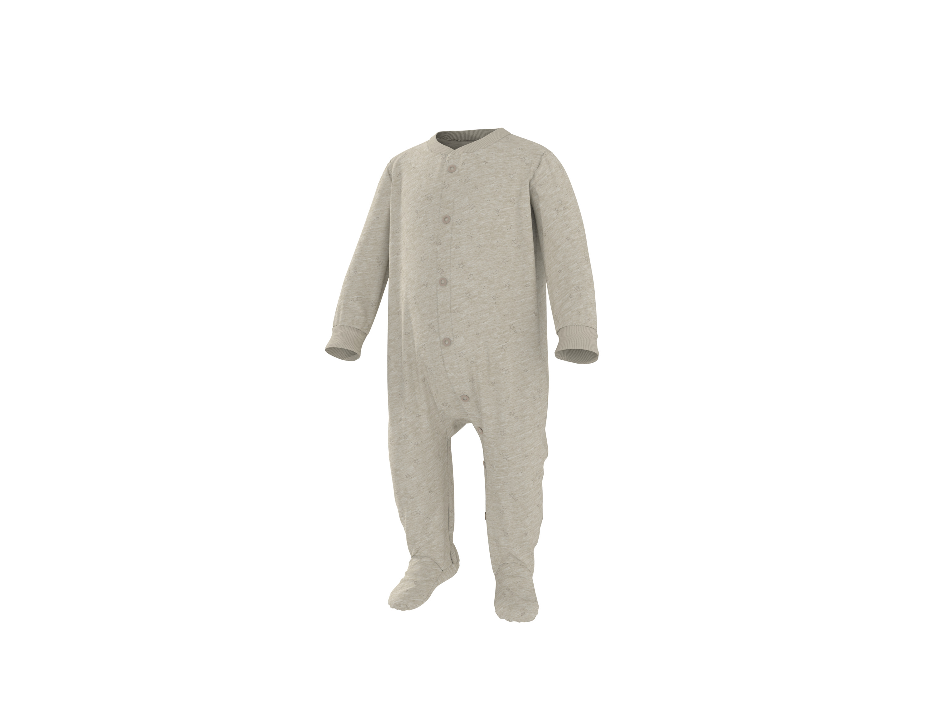 Thumbnail - lupilu® Baby Schlafoverall langarm (Beige, 62/68)