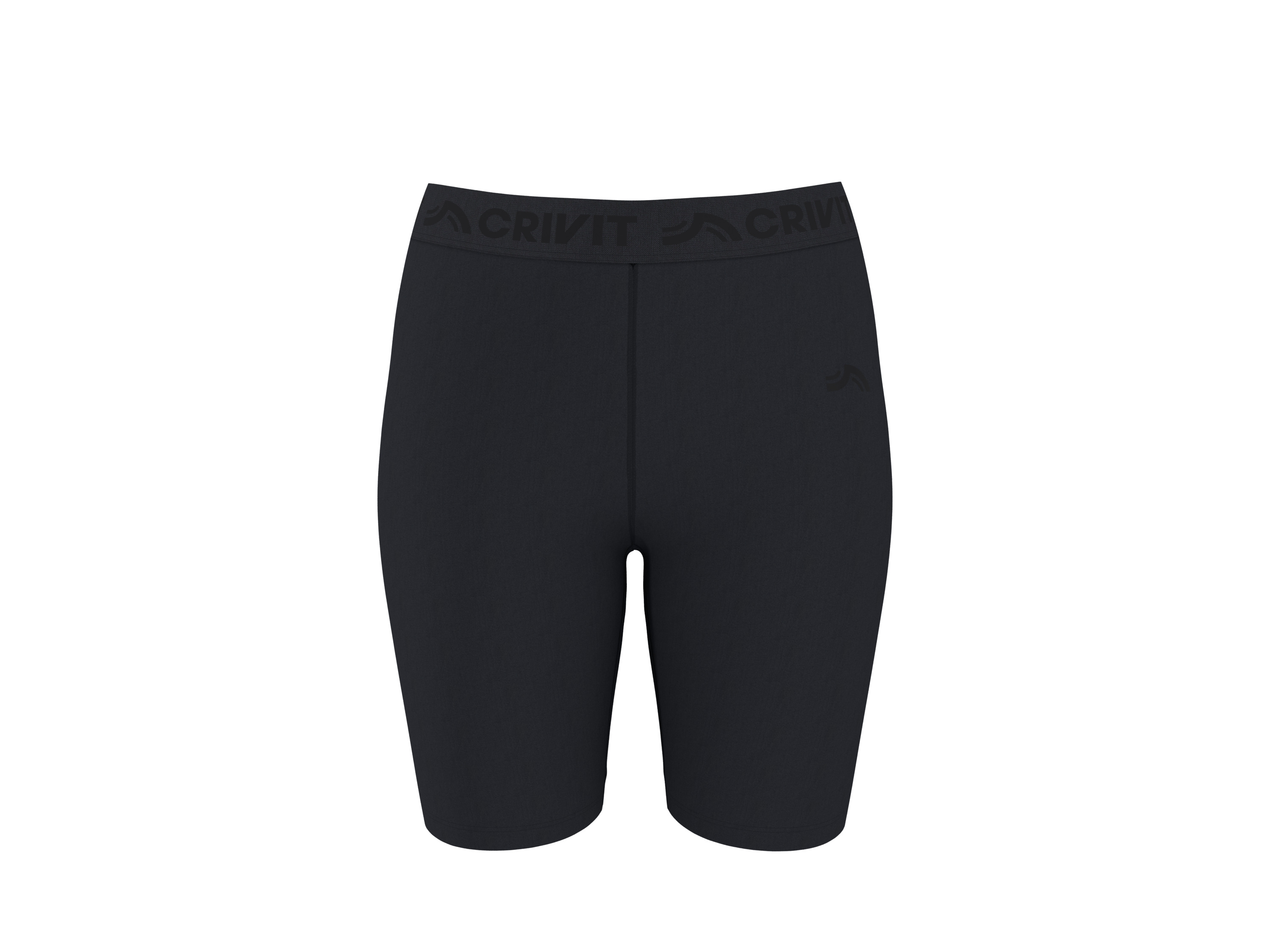 CRIVIT Damen Funktionsradler (Schwarz, S(36/38))