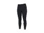 Schwarze Sportleggings mit elastischem Bund und Logo.