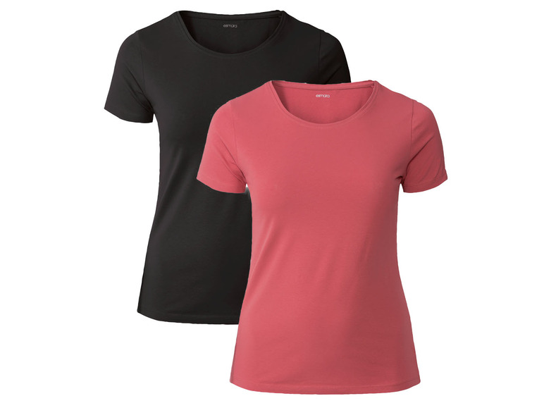 Gehe zu Vollbildansicht: esmara Damen T-Shirts, 2 Stück, mit hohem Baumwollanteil - Bild 12