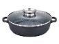 GSW Gourmet GRANIT Pfanne mit Glasdeckel, anthrazit