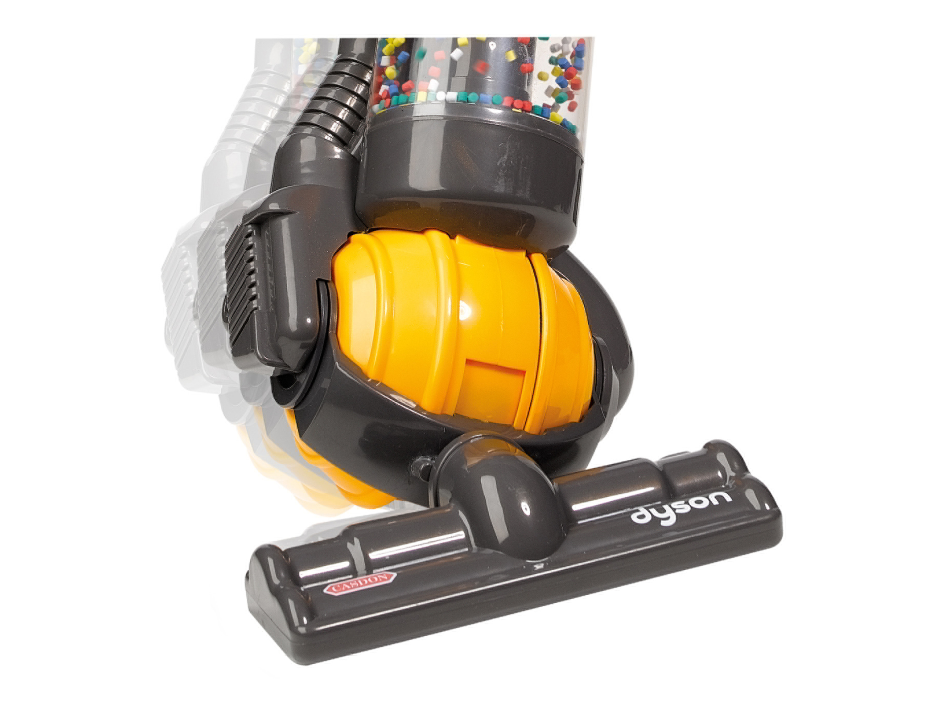 Thumbnail - Casdon Dyson©-Staubsauger, mit integrierten surrenden bunten Kugeln.