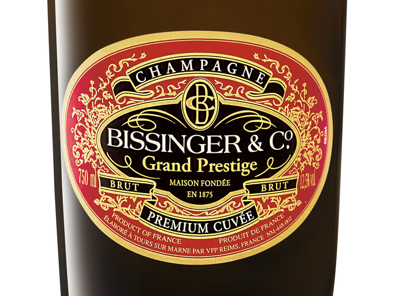Gehe zu Vollbildansicht: Bissinger Grand Prestige Premium Cuvée brut, Champagner - Bild 2