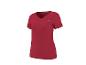 Rotes Damen-Sport-T-Shirt mit V-Ausschnitt