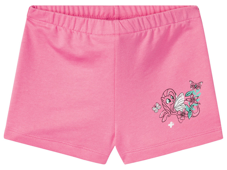 Gehe zu Vollbildansicht: Kleinkinder Mädchen Shorts und T-Shirt, 2-teilig, aus weicher Single-Jersey-Qualität - Bild 6
