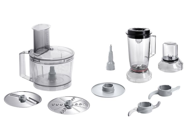 Küchenhelfer-Set mit Mixer und Zerkleinerer.