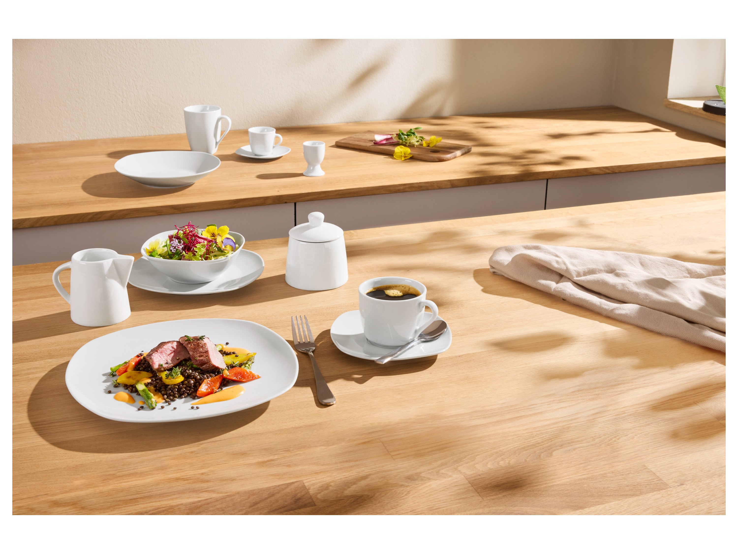 SILVERCREST® Porzellan-Kombiservice, 62-teilig – Bild 3 von 4