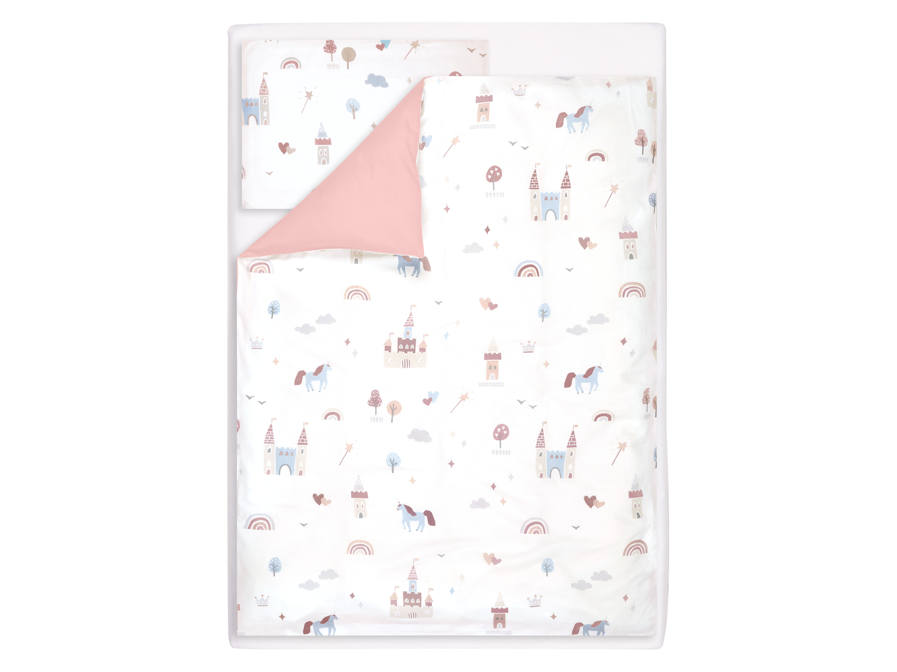 LIVARNO® Baby-Wendebettwäsche-Set, 3-teilig (Prinzessin) – Bild 2 von 4