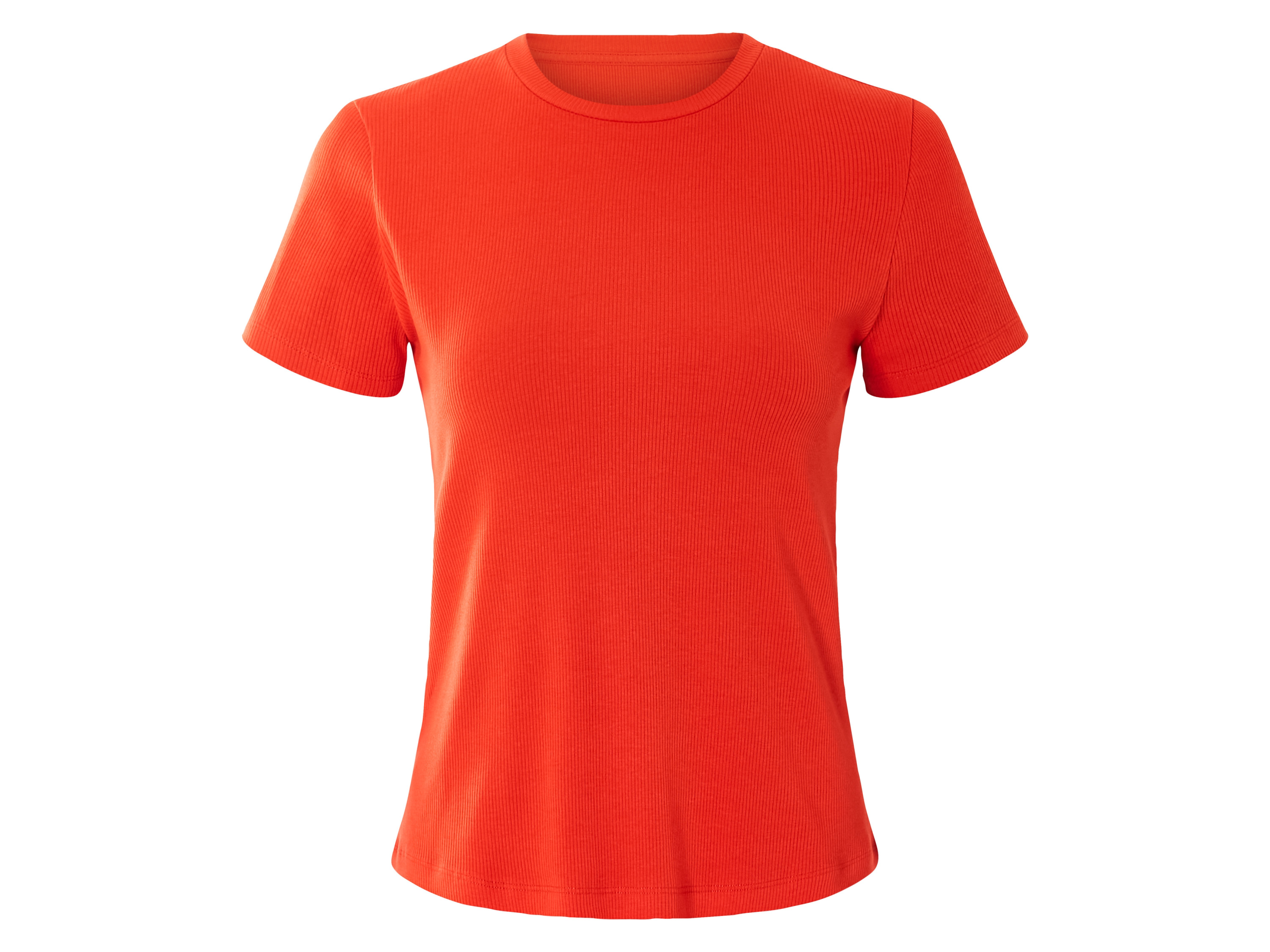 esmara® Damen T-Shirt Rippe (Orange, L(44/46))““ | dass ein Textil- oder Lederprodukt auf mehr als 300 Schadstoffe geprüft wurde. Cotton made in Africa Wir unterstützen den nachhaltigen Baumwollanbau in Afrika Mit dem Kauf dieses Produkts leistest Du einen wichtigen Beitrag zur Zukunft Afrikas uns zum Schutz der Umwelt. Du unterstützt die Initiative Cotton made in Africa dabei, die Lebensbedingungen afrikanischer Kleinbäuerinnen und Kleinbauern und ihrer Familien zu verbessern und die Umwelt zu schützen. Mehr unter: cottonmadeinafrica.org/massbalance Eine Initiative der AID BX Trade Foundation Hohenstein Das passt perfekt Das Prüfinstitut Hohenstein führt seit rund 60 Jahren Reihenmessungen und Studien zur Erfassung der Körpermaße durch. Mit Nutzung der 3-D-Bodyscannertechnologie werden die realen Körperformen visualisiert und in verlässliche Größentabellen umgerechnet.““