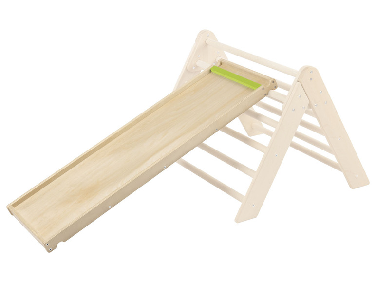 farbige 4 Rutsche, Kletterleiter Trittstufen 2-in-1 Holz Playtive und