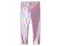Holografische Kinderleggings in Rosa und Lila