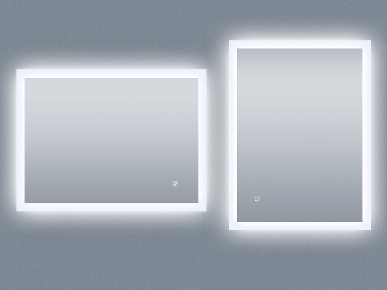 Gehe zu Vollbildansicht: axentia LED-Spiegel, modernes, zeitloses Design - Bild 45