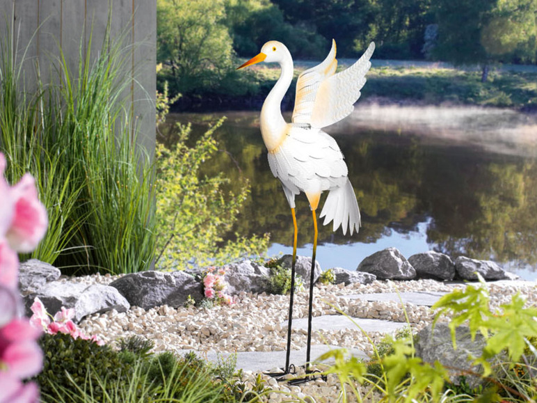 Gehe zu Vollbildansicht: LIVARNO home Gartendeko Vogel, mit Erdspießen - Bild 2