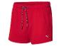Rote Puma Shorts: sportlicher Stil, Kordelzug.