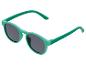 Grüne Kinder-Sonnenbrille mit dunklen Gläsern