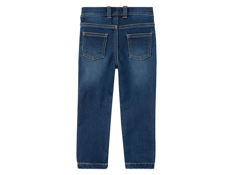 Eine blaue Jeans für Kinder.