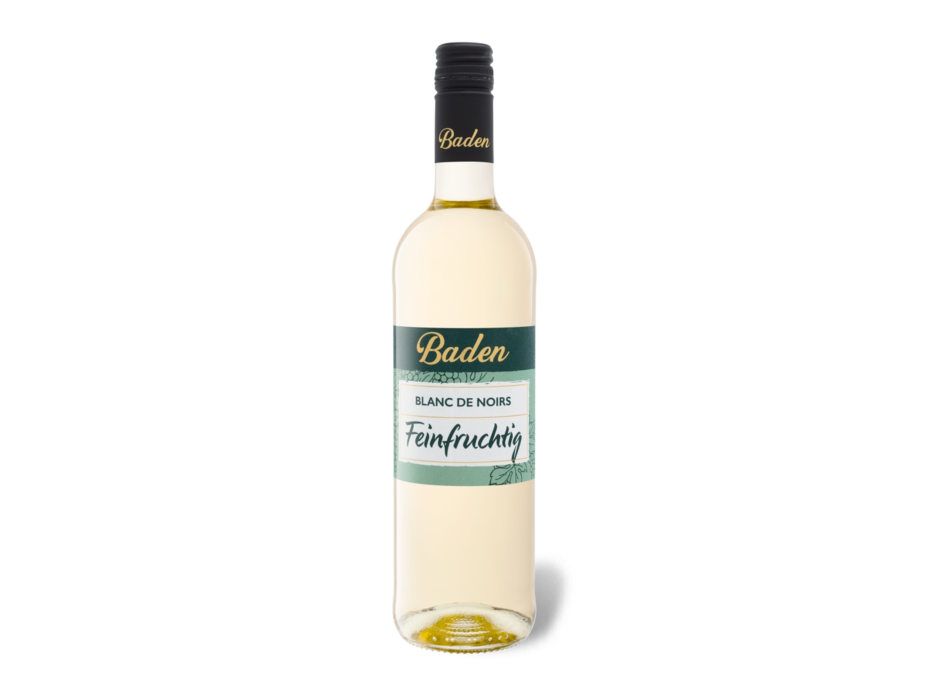 Lidl Wein-Angebot - Blanc des Noirs Baden QbA feinfruchtig, Weißwein