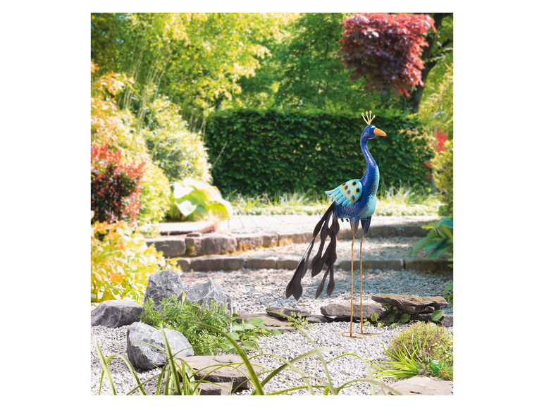 Gehe zu Vollbildansicht: LIVARNO home Gartendeko Vogel, mit 2 Erdspießen - Bild 9