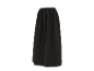 Schwarzer Maxirock mit elastischem Bund.