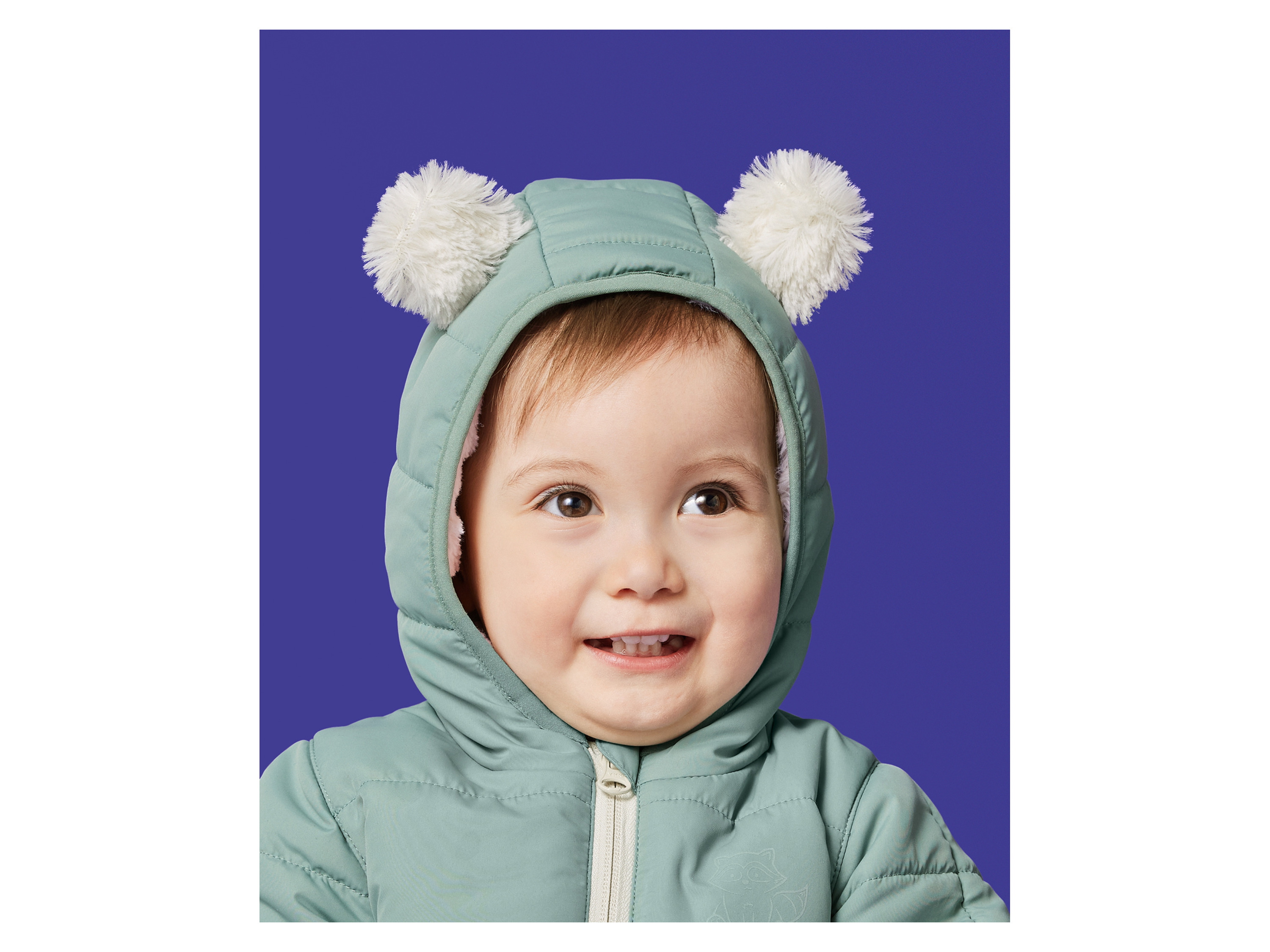 Thumbnail - lupilu® Baby-Wagenoverall (Grün, 62/68)