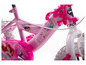 Ein rosa Kinderfahrrad mit Disney-Prinzessinnen-Motiven