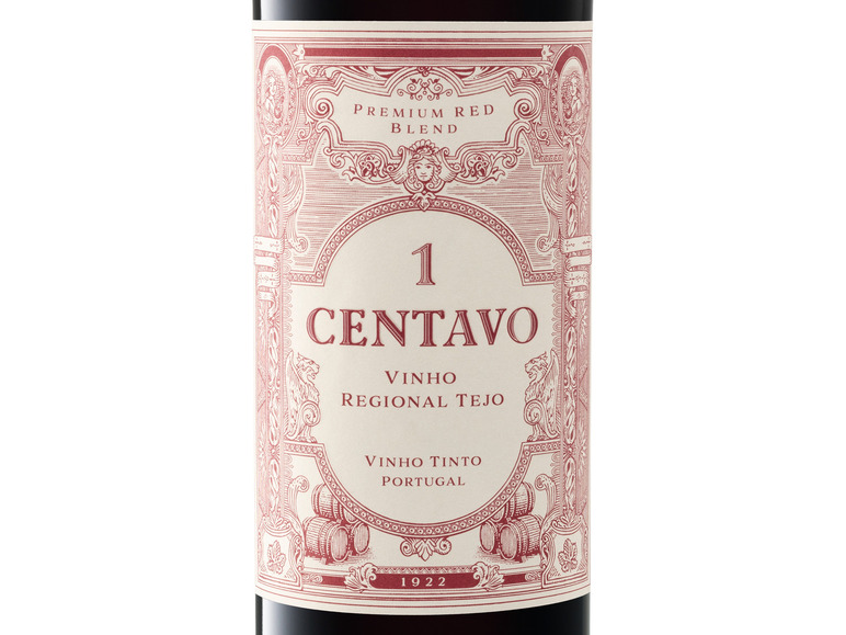 Rotwein Tejo Centavo 1 Regional trocken, 2022 Vinho