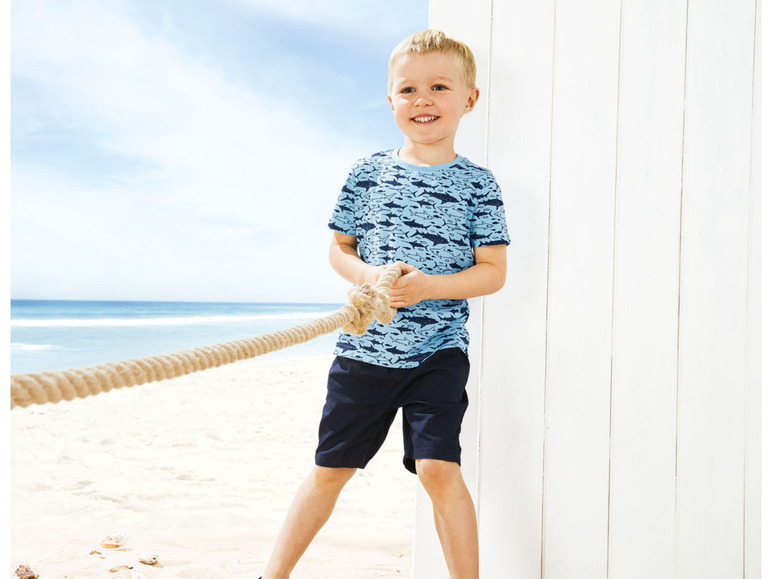 Gehe zu Vollbildansicht: lupilu Kleinkinder Jungen T-Shirt, 3 Stück, aus reiner Baumwolle - Bild 6