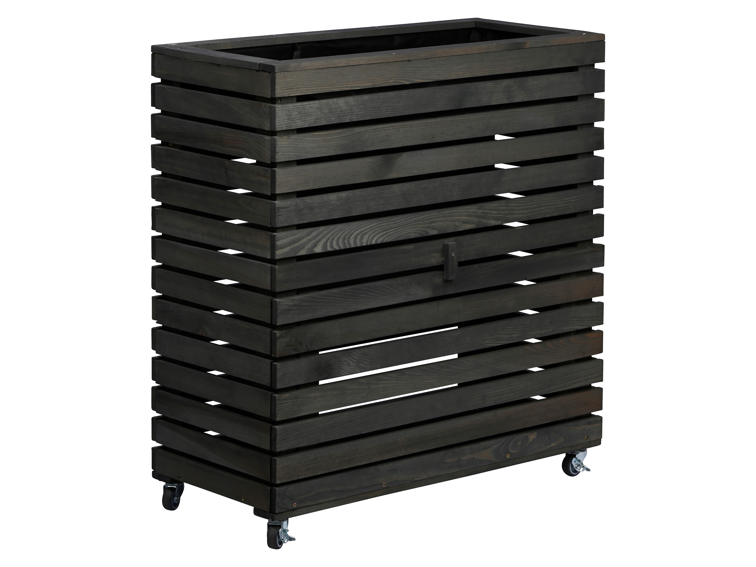 dobar Hochbeet »Rolla«, aus Kiefernholz, mit Staufach (Grau, Gr. L)““ | robustes Hochbeet Ermöglicht das Anlegen eines kleinen Gartens auch auf der Terrasse und dem Balkon Durch die erhöhte Lage bietet es einen besseren Schutz vor Schnecken und Unkraut sowie eine rückenfreundliche Arbeitshöhe Pflanzkasten mit geringer Tiefe ermöglicht eine Bepflanzung, mit wenig Blumenerde Klappbare Ablagefläche Stauraum im Inneren Stabile Kunststoffrollen Mit Pflanzfolie Volumen Größe L: ca. 50 L Volumen Größe XL: ca. 75 L Material Kiefernholz wetterfest lasiert Maße Größe L: ca. L 72 x B 30 x H 80 cm Größe XL: ca. L 92 x B 30 x H 80 cm Gewicht Größe L: ca. 10 kg Größe XL: ca. 12 kg““