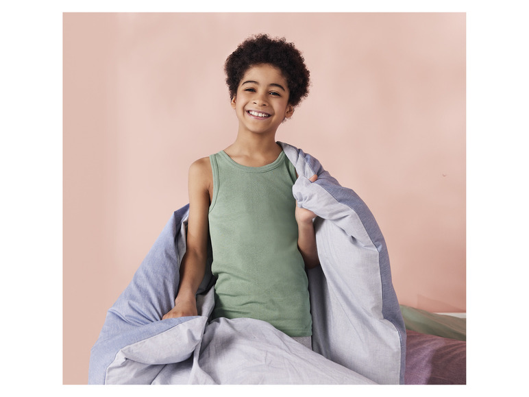 Gehe zu Vollbildansicht: pepperts!® Kinder Jungen Unterhemden, 2 Stück, aus reiner Bio-Baumwolle - Bild 7