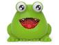 Grüner Frosch Seifenblasenmacher.