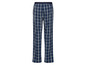 Blaue karierte Schlafanzughose