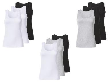esmara® Damen Achselhemden, 3 Stück