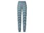 Blau-weiß gestreifte Pyjamahose
