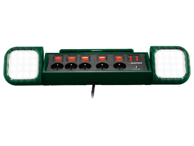 PARKSIDE® LED-Arbeitsleuchte mit Steckdosenleiste »PASD 3680 A1«