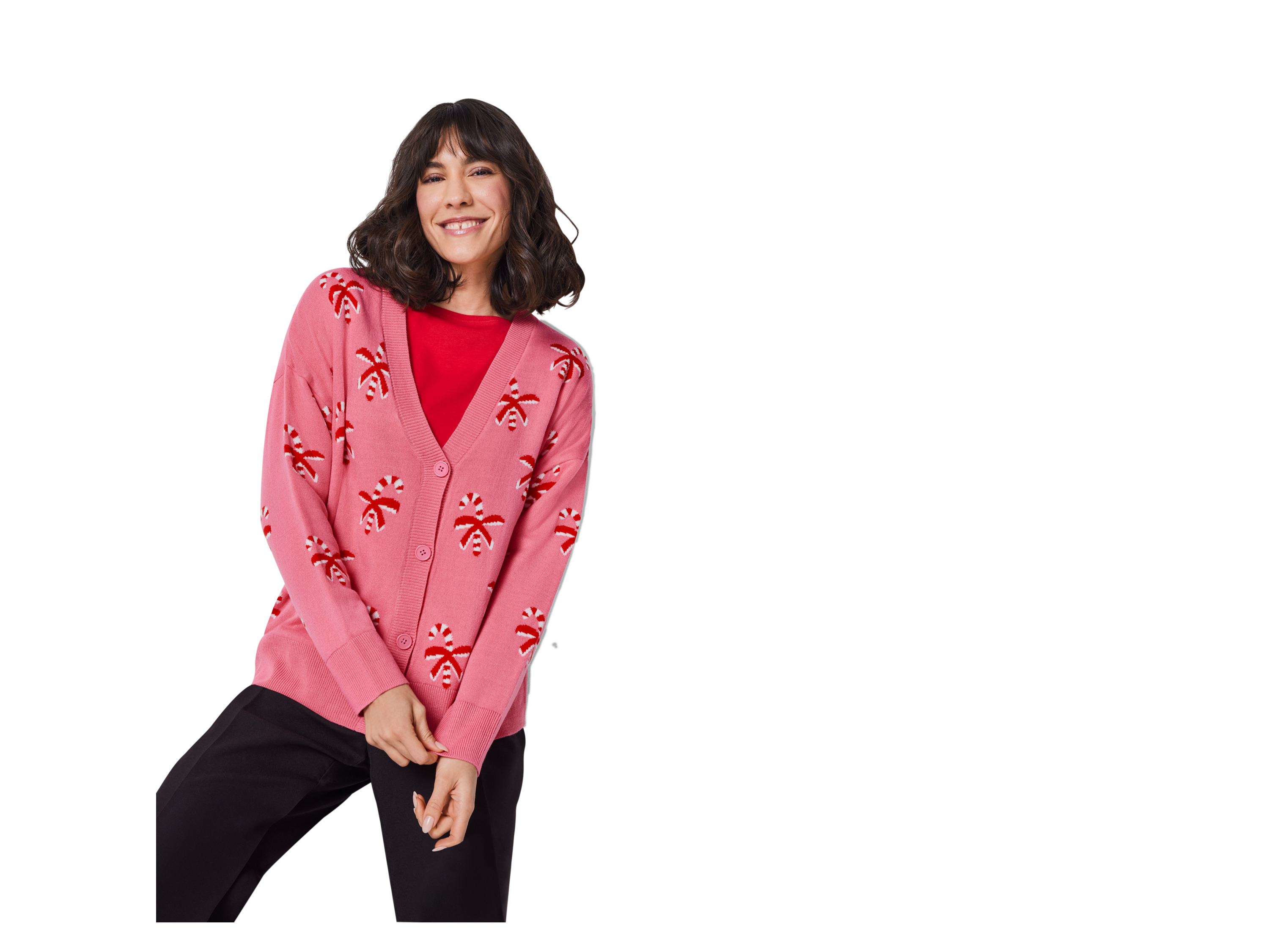 Thumbnail - esmara® Damen Cardigan (Pink, L(44/46))