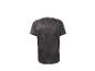 Kurzärmeliges Sport-T-Shirt mit geometrischem Muster, Rückansicht.
