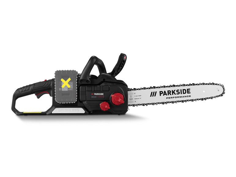 Gehe zu Vollbildansicht: PARKSIDE PERFORMANCE® 40 V Akku-Kettensäge »PPKSA 40 Li B2«, ohne Akku und Ladegerät - Bild 6