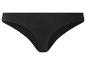 Schwarzer Damen-Baumwollslip mit niedriger Taille.
