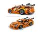 LEGO Technic Fast & Furious Auto in Orange, Seiten- und Vorderansicht mit Drehfunktionen.