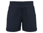 Dunkelblaue Shorts mit Kordelzug.