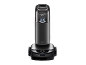 Saugroboter mit selbstentleerender Station, Text „UNICLEAN STATION“.