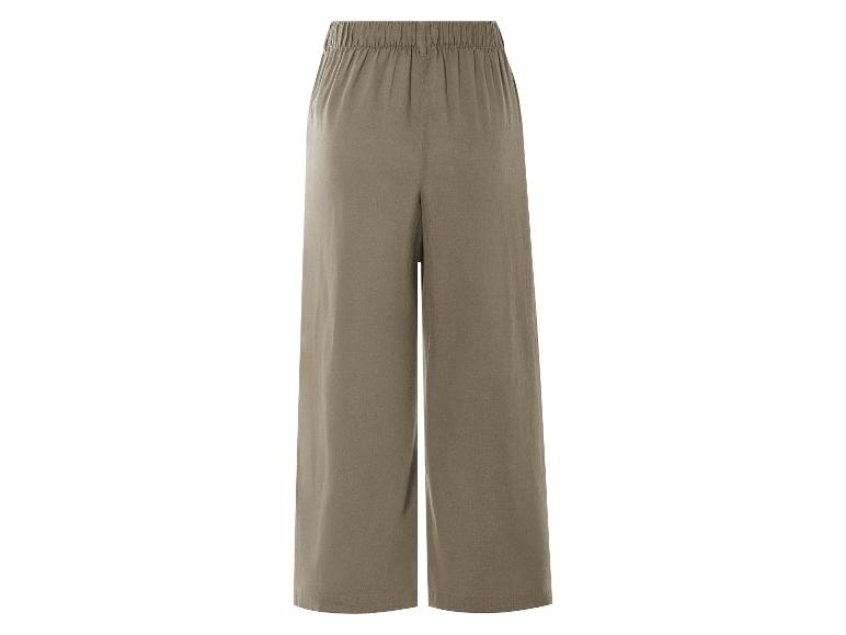 Damen Culotte mit weitem Bein in 7/8-Länge