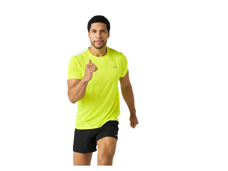 Herren Funktionsshirt, mit reflektierenden Deko-Elementen