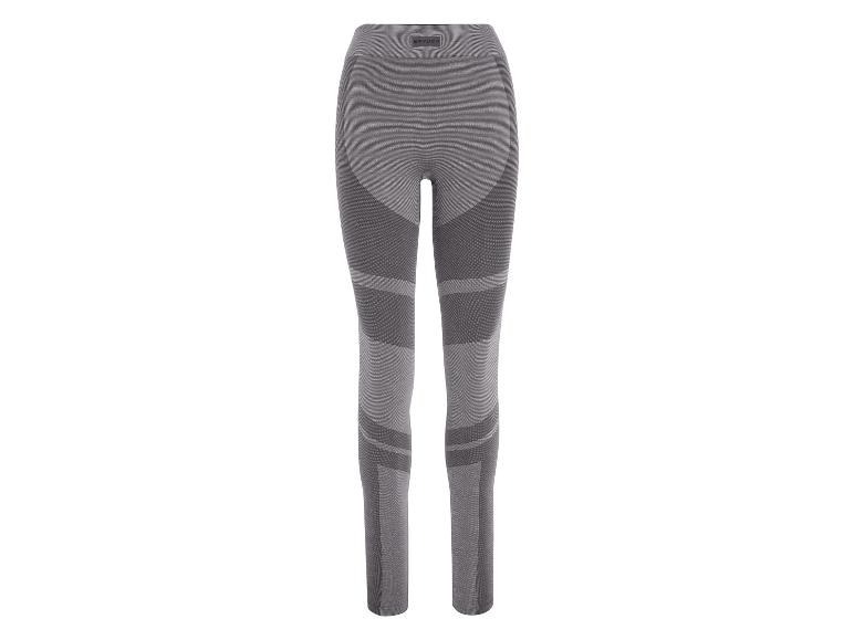 Graue Spyder Leggings mit geometrischem Muster