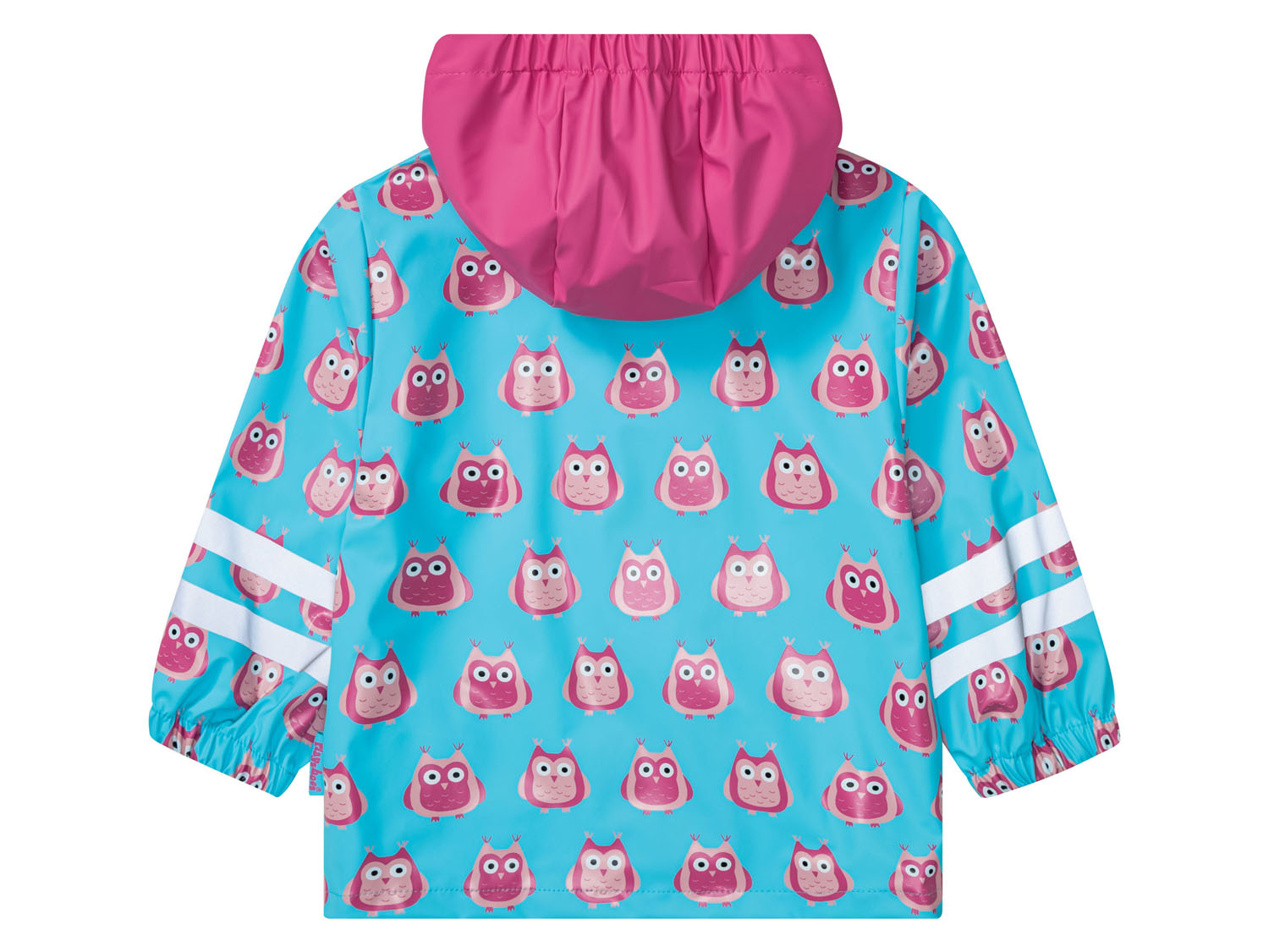 Thumbnail - Playshoes Baby Kleinkinder Regenjacke, wind und wasserdicht (Eulen, 110/116)