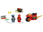 LEGO Ninjago Set mit einem Motorrad, einer Kai-Figur und einem Schlangen-Schurken