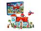 LEGO Disney Lilo und Stitch Strandhaus-Set mit Figuren und Fahrzeug.