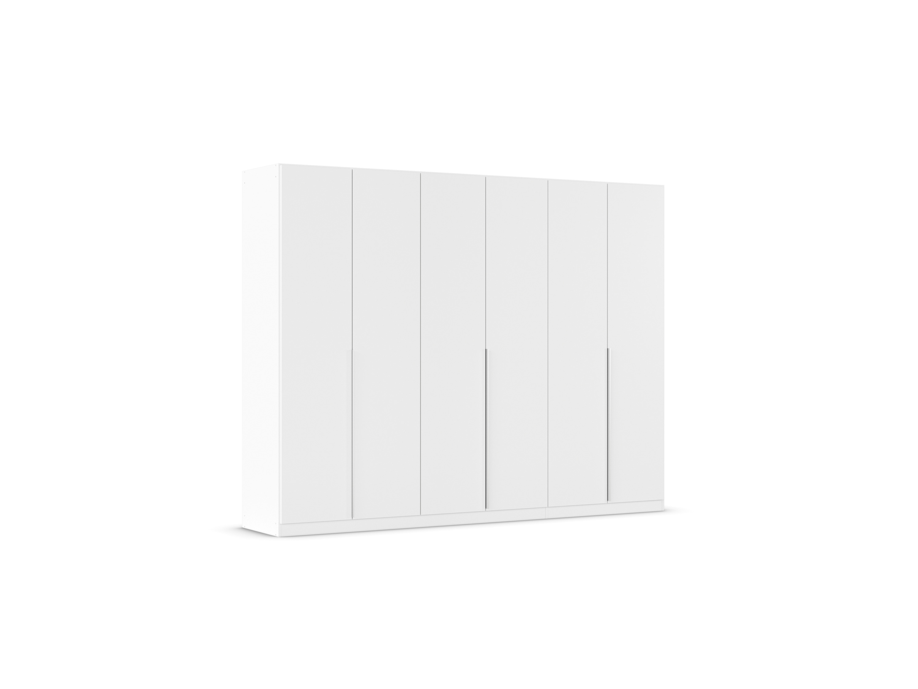 RAUCH ORANGE Drehtürenschrank Alabama (Basic-Zubehör, Weiß, Griffe Alufarben, 271 x 210 cm) – Bild 3 von 4