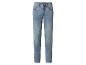 Hellblaue Straight-Leg Jeans